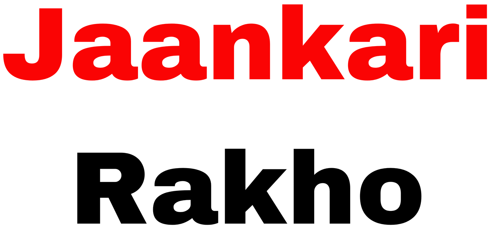 Jaankari Rakho