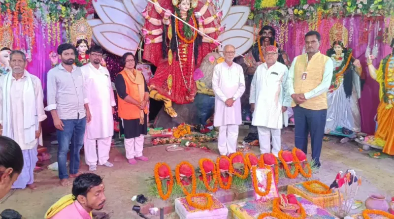 शिवहर में डॉ. नूतन माला सिंह ने की मां दुर्गा की पूजा, दिया सद्भाव का संदेश