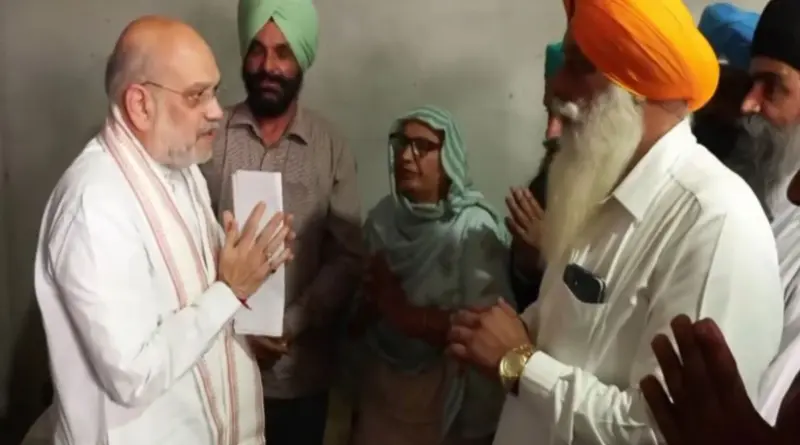 पंजाब में नशा तस्करी के खिलाफ आवाज उठाने वाले बिक्रमजीत के परिवार से मिले अमित शाह
