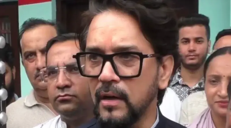 SIR और EVM पर कांग्रेस को अनुराग ठाकुर का जवाब, विदेशी ताकतों पर लगाए आरोप
