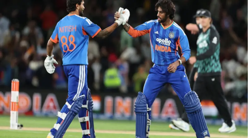 NZ vs IND 2nd T20I: तिलक-नीतीश ने पलटा मैच, आखिरी ओवर में भारत की रोमांचक जीत