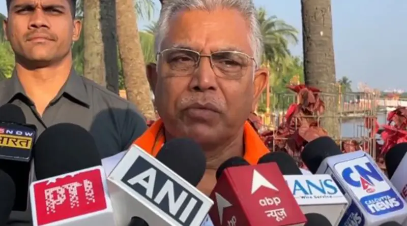 खड़गे पर दिलीप घोष का हमला, बोले- राहुल गांधी खुद खोदेंगे कांग्रेस की कब्र!