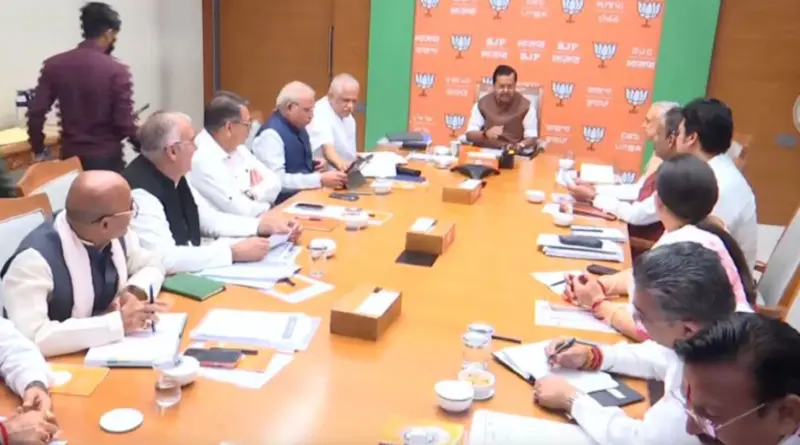 SIR अभियान पर BJP की अहम बैठक आज, विपक्ष के विरोध के बीच बनेगी रणनीति