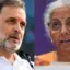 IDBI बैंक की बिक्री पर राहुल गांधी को निर्मला सीतारमण का जवाब, बोलीं- कांग्रेस राज में फोनबुक से मिलते थे लोन